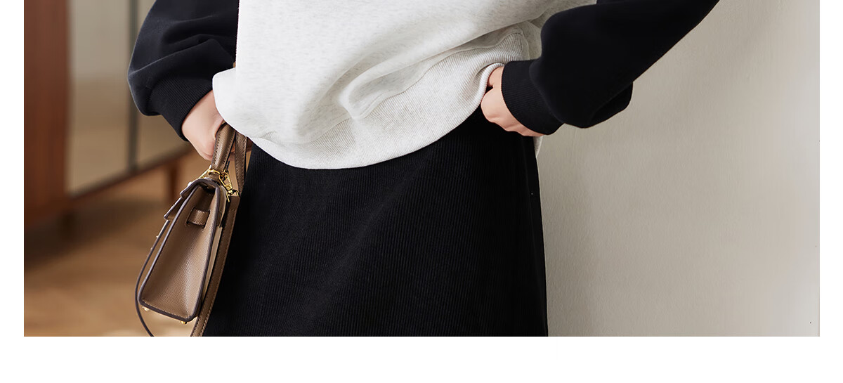PinCai Relaxed Fit Sweatshirt Elegant Floral Print Crew Neck Colorblock Raglan Sleeve Versatile Jacket P143W1007 27