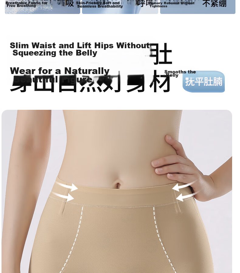 GRACEWELL Women's Tummy Control Shaping Panties, Strong Belly Slimming, Hip Lifting, Butt Enhancing, Seamless Body Shaping Underwear, Black, 2XL 4