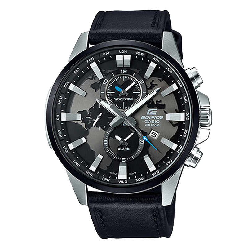 CASIO EDIFICE Men's Quartz Business Student Watch EFR-303L-1A Japanese-Korean Style Gift for Boyfriend