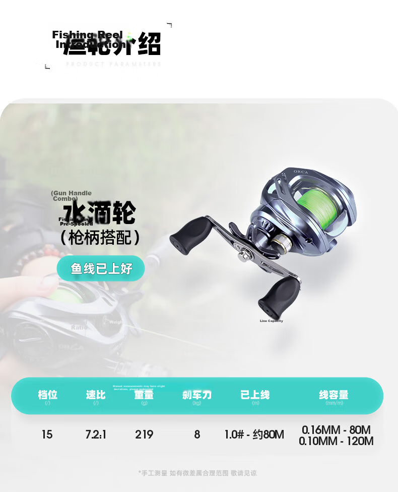 Taigek Micro-Canting Baitcasting Rod, Solid Tip Fishing Rod with Pistol Grip, 1.8 Meters Single Rod for Stream Fishing, Baitiao, Micro-Canting 11