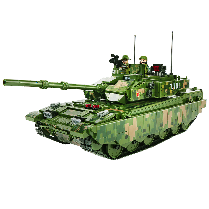 Build a Hand 99A Tank Chinese Military Compatible with LEGO Blocks Boys Children Toys Birthday Gift Box Ages 6-10