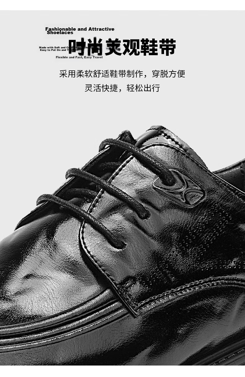 Bull Family Men's Summer Breathable Hollow Leather Sandals Business Formal Shoes British Style Commuter Wedding Derby Shoes 79