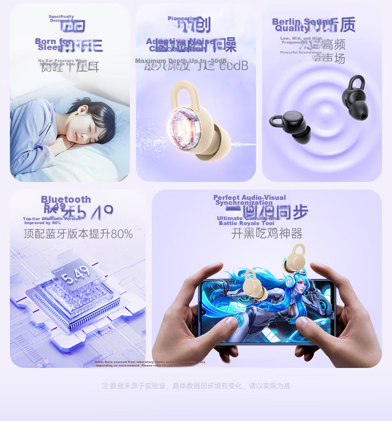 Zhiguozhe [Hot Sale 3 Million+] Bluetooth Earbuds Invisible Mini In-Ear Hidden Design for Women Comfortable Long Wear Invisible to Others 2026 Latest Model Ultra-Long Battery Life Agent Edition 5