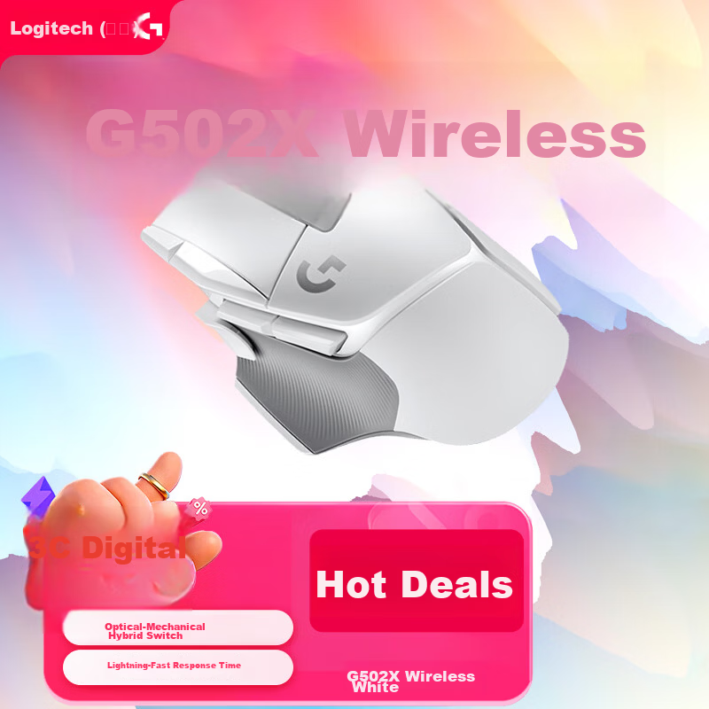 G G502 X LIGHTSPEED Wireless Gaming Mouse Hybrid Switch HERO Sensor Classic FPS Essential for Valorant and Call of Duty