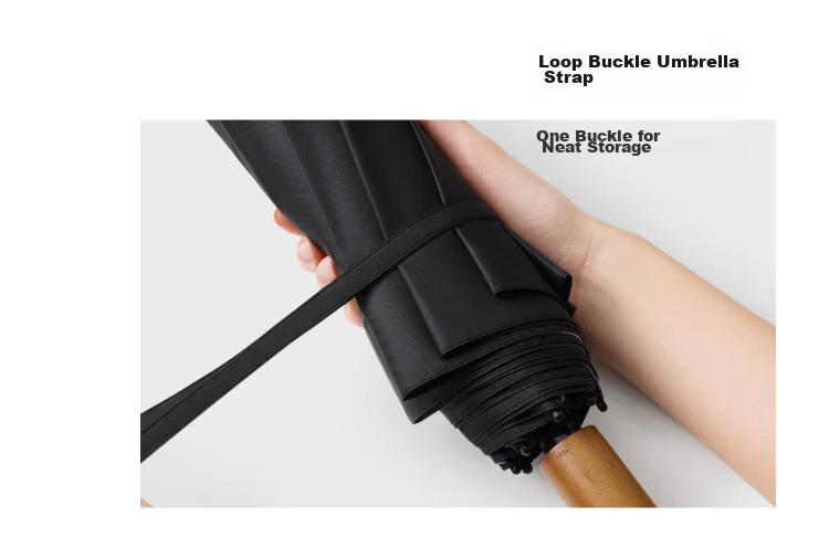 Beneunder UV Protection Sun Umbrella Sunscreen Umbrella Three-Fold Double-Layer Black Coated Rain and Sun Umbrella BM011 Bluebell 26