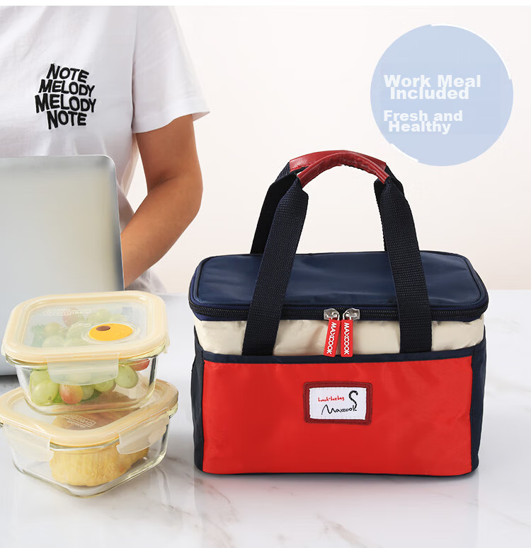 MAXCOOK Insulated Lunch Box Bag Large Capacity Portable Thermal Lunch Box Tote Bag Extra Large MCPJ2518 11