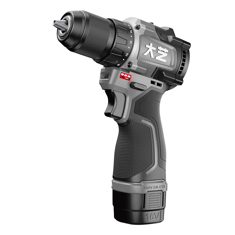 Dayi Cordless Lithium Electric Drill Multi-Function Screwdriver 16V Dual Battery Tool Kit 16-1365-1
