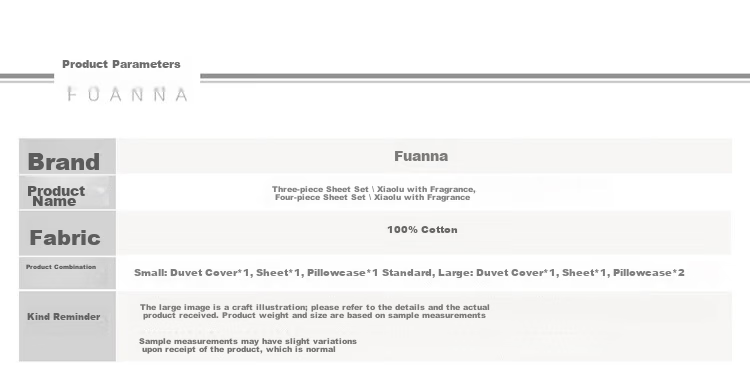 FUANNA Bedding Set, Natural Plant Fiber Chinese-Style Bed Sheet And Duvet Cover, King Size Set, 230*229cm 19