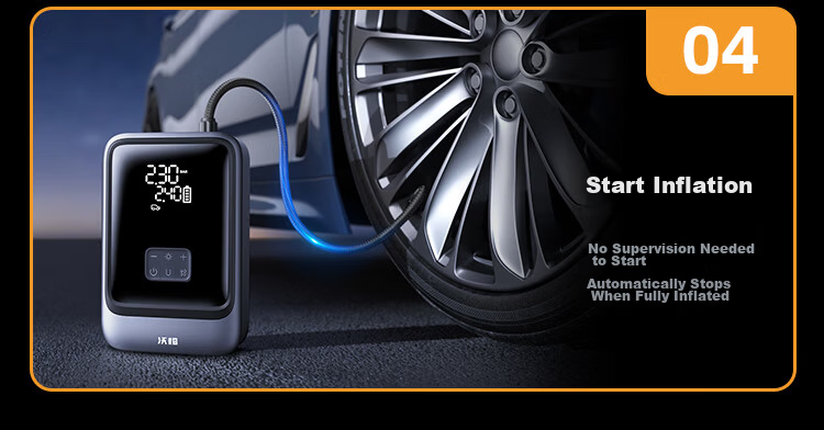 Wocheng Car Emergency Jump Starter Power Supply with Integrated Air Pump, Battery Charger, Inflator, Vehicle S03 14