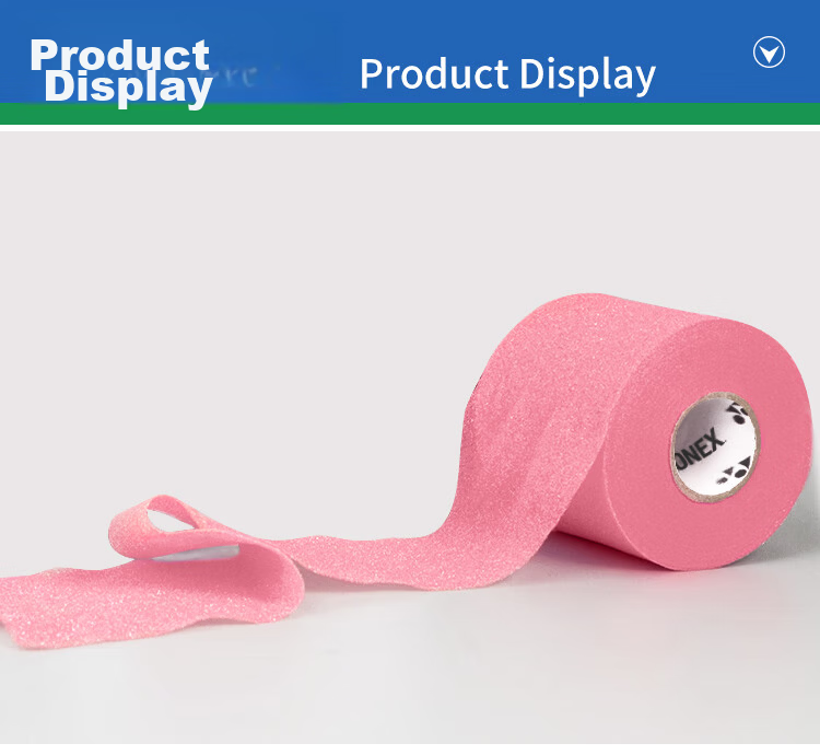 YONEX Shock-Absorbing Film, Cushioning Grip Wrap, Non-Slip Binding Strap, AC013CR-026, Pink 5
