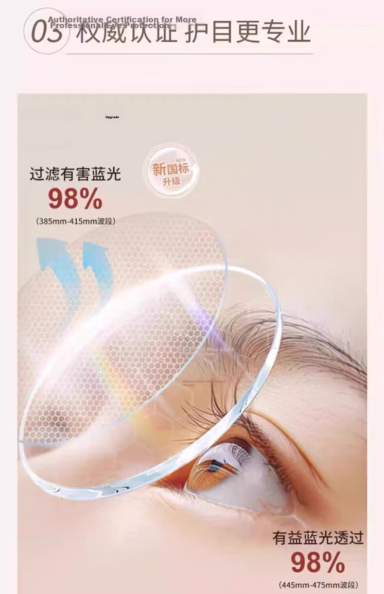 Women’s Reading Glasses Japanese Imported Genuine Blue Light Blocking HD Fashionable Youthful Middle-aged and Elderly Glasses 250 Degree 6