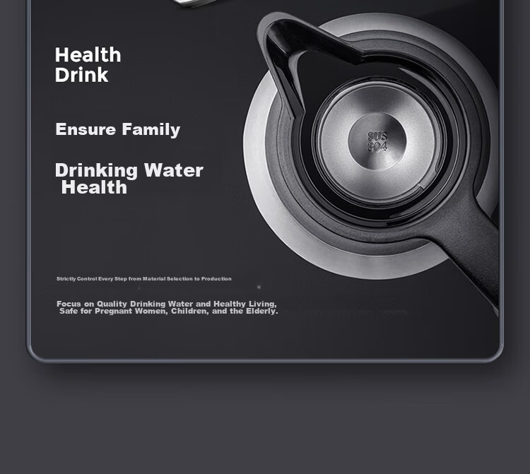 Chuida Huang Insulated Flask 316L Stainless Steel Large Capacity Household Hot Water Kettle Thermos Integrated Seamless Liner 1.5L Matte Black 4