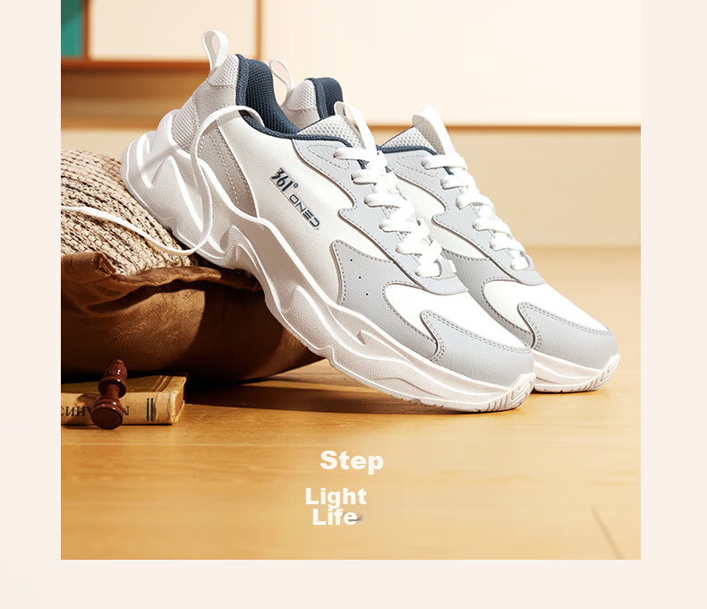 361° Yunjuan Men's Casual Sports Shoes Trendy Versatile Waterproof Non-slip Durable 672636704-2 16