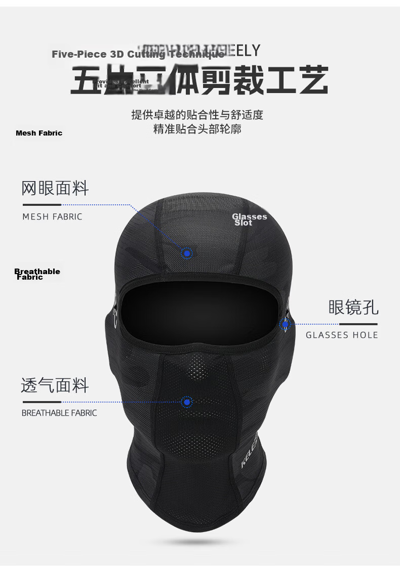 KELEFISH Quick-Drying Motorcycle Helmet, Unisex All-Season Comfortable Breathable Full-Face Helmet for Riding, Sweat-Absorbing Inner Liner 5