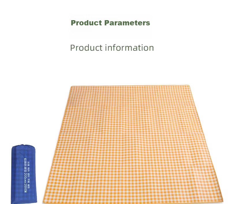Letide Picnic Mat Aluminum Foil Thickened Camping Mat Moisture-Proof Ground Mat Outdoor Picnic Blanket Lawn Mat Tent Mat 15