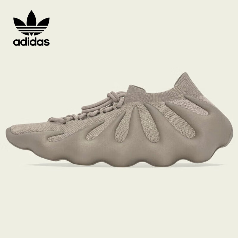 Adidas Trefoil Yeezy 450 "Cinder" Ash Gray Casual Shoes, ID1623, Size 42.5