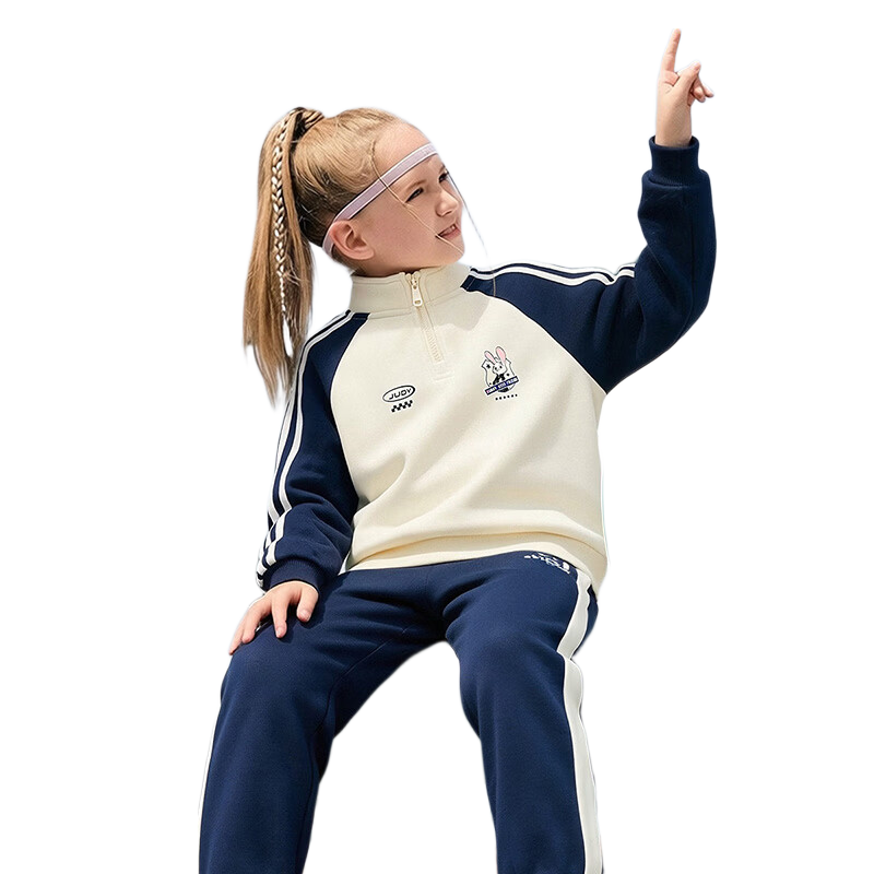 Disney Girls' Kids' Sports Sweatshirt Jacket and Pants Set 2026 Spring New Children's Two-Piece Outfit Sweet and Cool