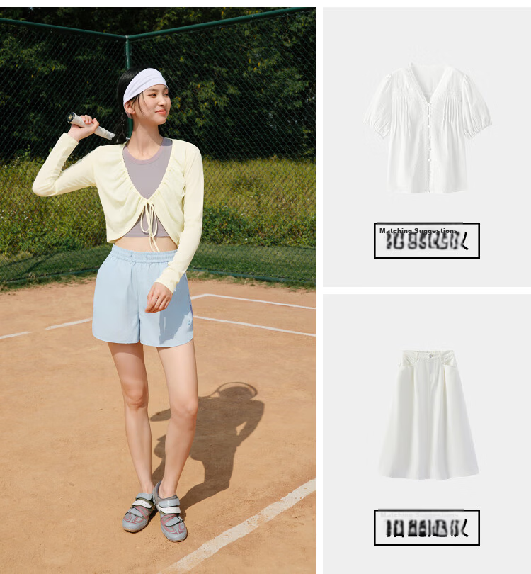 Semir Women's Summer Short Slim Fit Faux Linen Solid Color Drawstring Cardigan with Bow 2026 Cover-up 109326108001 12