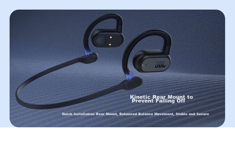 JBL Soundgear Sense Open-Ear Wireless Bluetooth Headphones, Non-Bone Conduction, Not In-Ear Or Ear-Hook Style, No Ear Clamping, for Sports And Running, Birthday Gift, Blue 11