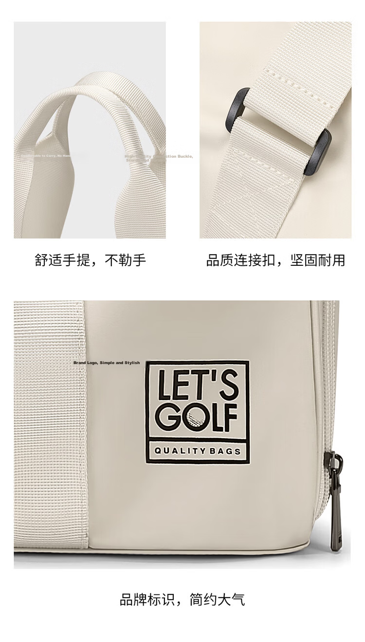 GOLF Travel Bag Unisex Handheld Sports Gym Bag Large Capacity Luggage Bag Business Trip Travel Wet and Dry Separation Crossbody Bag 32