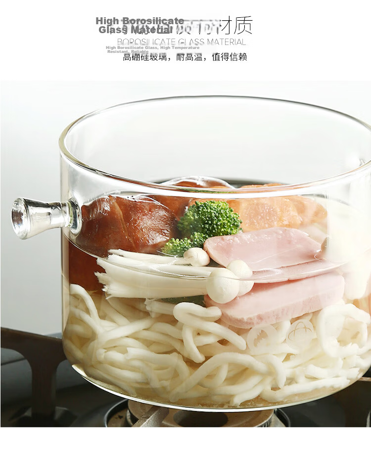 Quanshi Korean Yellow Aluminum Pot, Dormitory Noodle Pot, Ramen Pot, Hot Pot Soup Pot, Small Cooking Pot, Double-Ear Instant Noodle Cooking Pot, 20cm 4