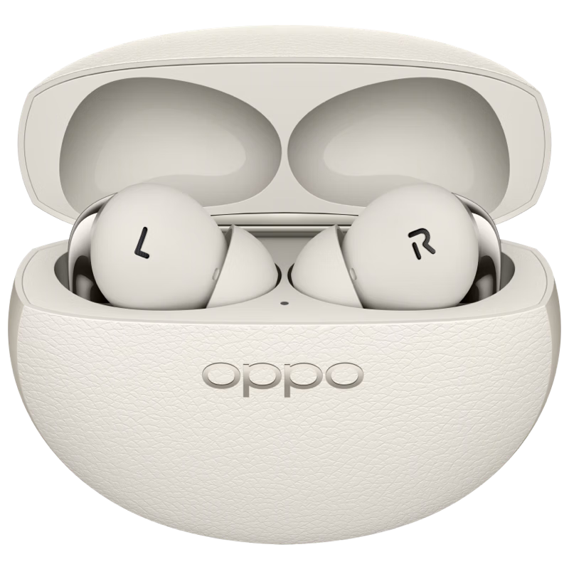 OPPO Enco X3 True Wireless In-Ear Bluetooth Noise-Cancelling Earphones Long Battery Life Universal for Apple Huawei Xiaomi Wireless Charging Version Beige