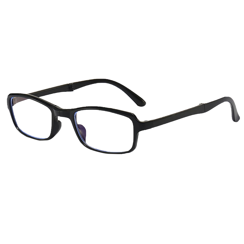 DRATRA Portable Foldable Reading Glasses HD Blue Light Blocking Lightweight Comfortable TR Frame for Middle-aged and Elderly
