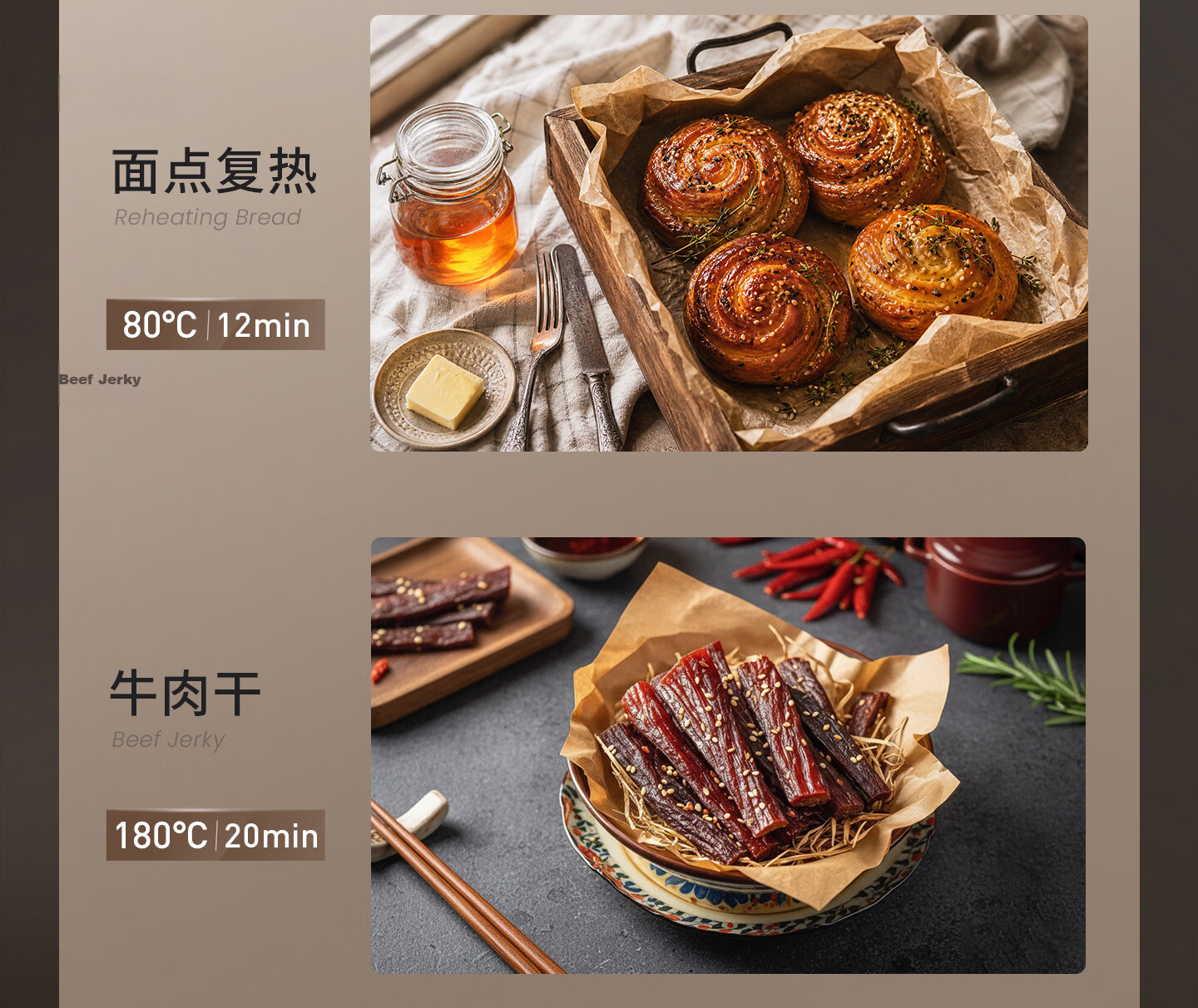 Joyoung Air Fryer, Non-Coated Stainless Steel, Dual Heating Sources, Roasting without Flipping, 6L Large Capacity, Visible Full Metal Interior, Grilling, Multifunctional KL60-V317Y 44