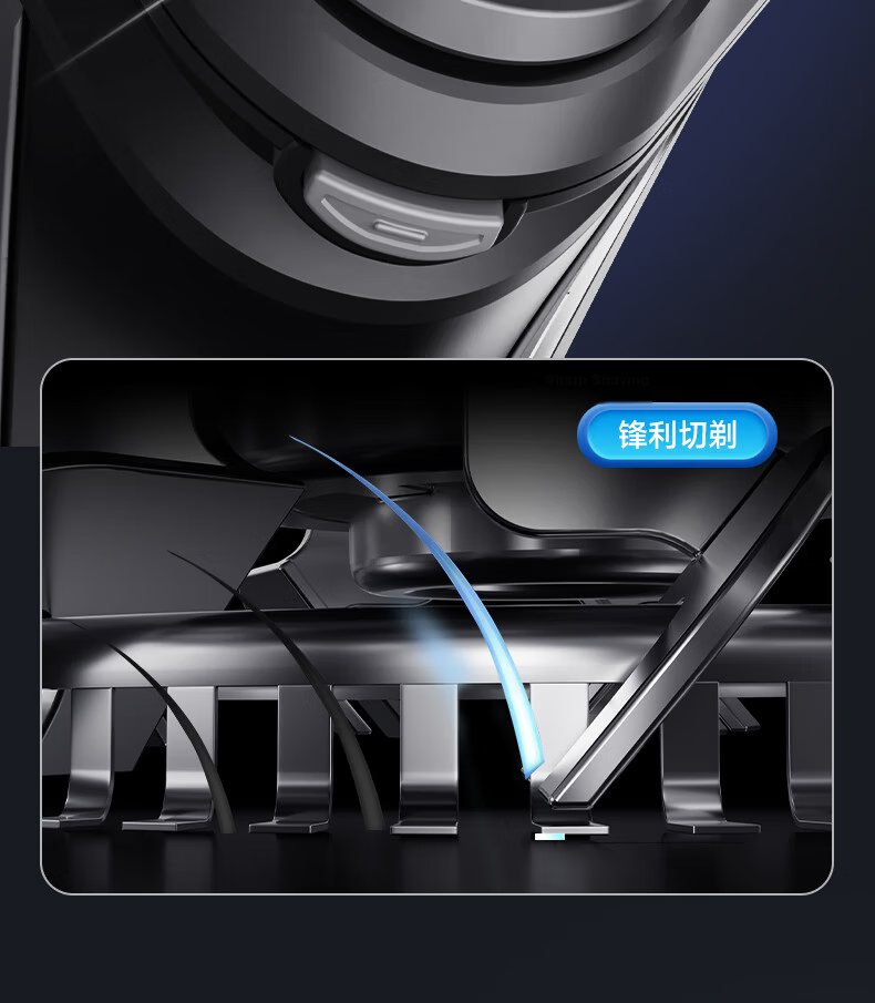 AUX Electric Rotary Shaver for Men, Waterproof Wet and Dry Dual-Blade Electric Razor, Gift for Husband 12