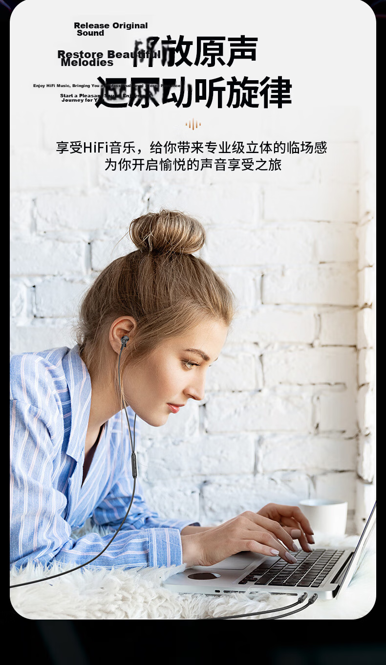 Chengao High-Quality Wired Computer Headset with Microphone Dual 3.5mm Plugs 2m Black for Exam Desktop Laptop Gaming Sound Card Live Streaming Microphone 2-in-1 5