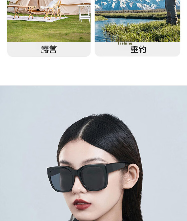 Mijia Xiaomi Myopia Sunglasses Clip-On Polarized Sunglasses, Car Driving UV Protection Glasses for Men And Women, Ultra-Thin Portable 13