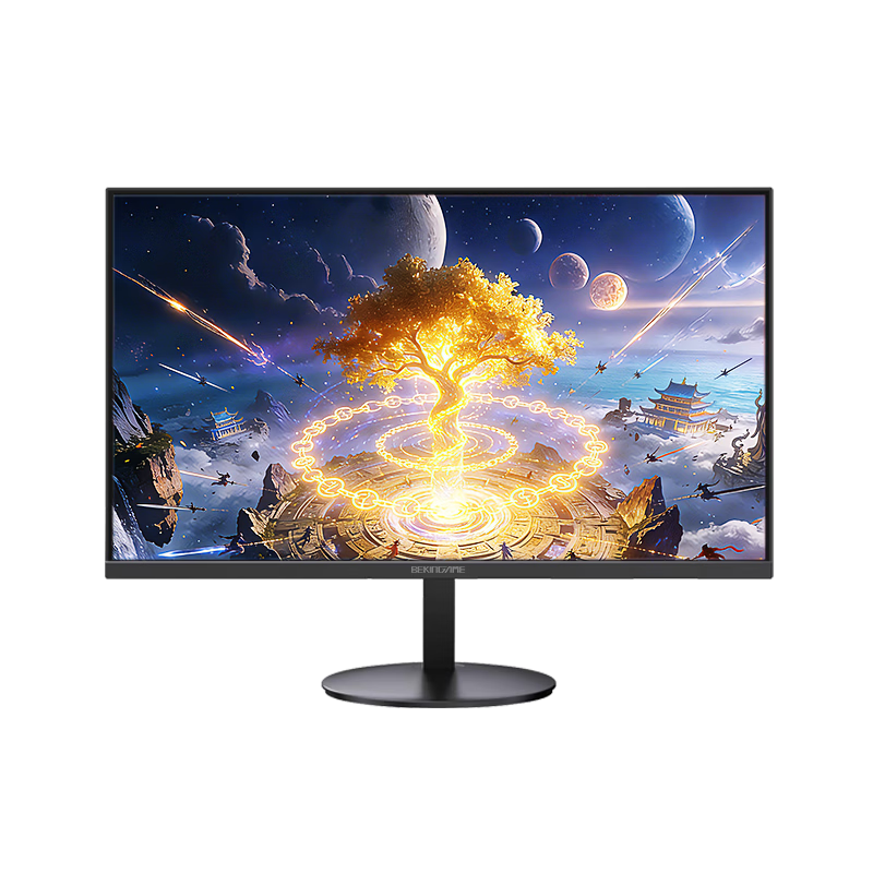 BeeKing Gaming 27-inch 2K 144Hz IPS High Refresh Rate Gaming Monitor HDMI HD Display Screen for Office, Gaming, Design, Editing, Extended and Secondary Screen, Multimedia Entertainment