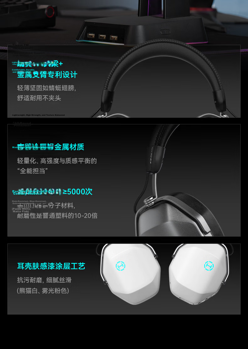 EDIFIER HECATE G5 MAX Wireless Edition 2.4G Wired Bluetooth Quad-Mode THX Sound Over-Ear Wireless Gaming Headset for PC FPS PUBG Delta Gray 36
