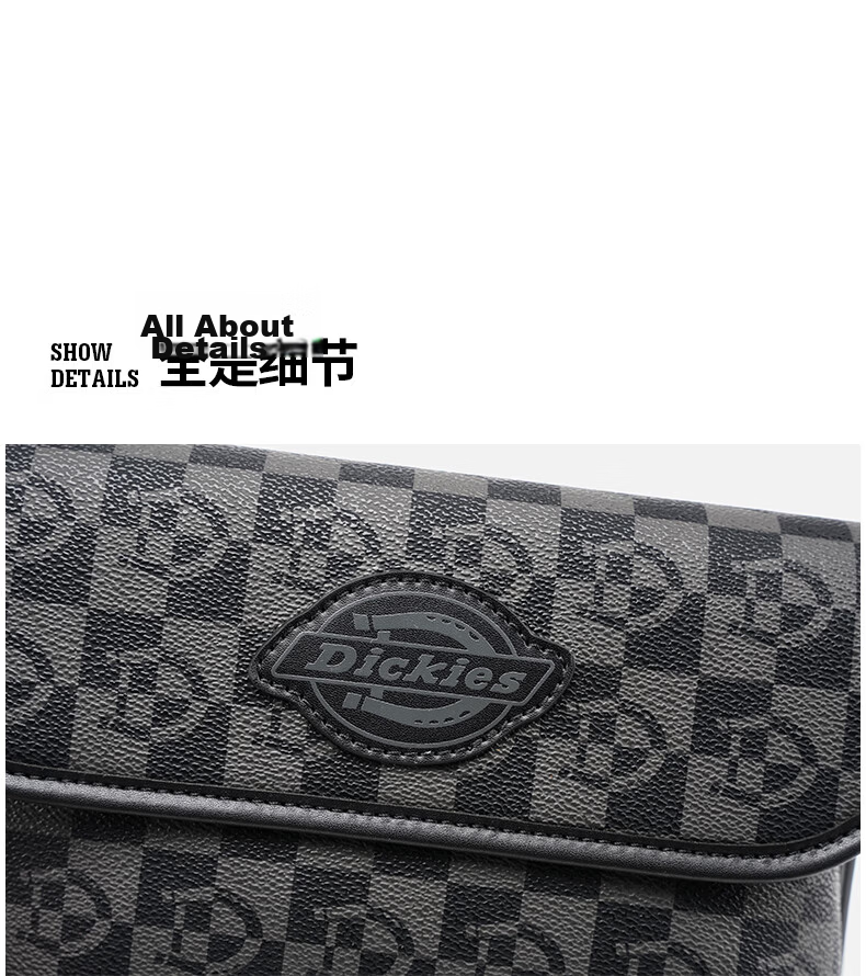 Dickies Unisex Fashion Printed Trendy Crossbody Bag Lightweight Travel Small Shoulder Bag for Commuting 11