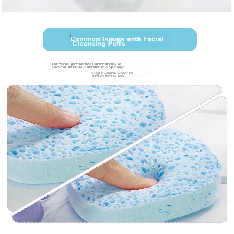 UPLUS Velvet Thickened Face Cleansing Pads, Facial Cleansing Towels, Face Washing Cotton (Milk + Charcoal), 2 Pieces with Box 5