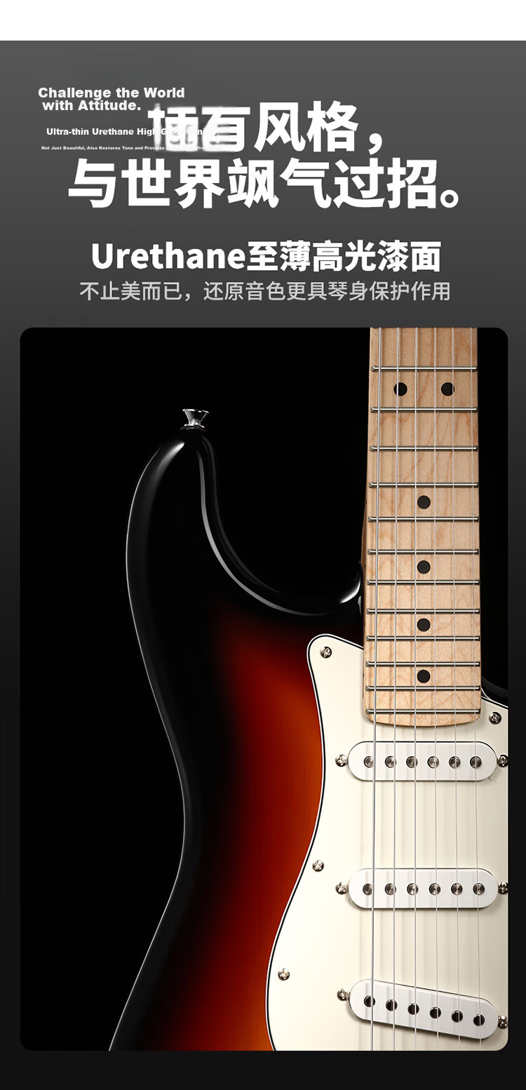 DONNER Q1 Electric Guitar Single Tremolo Series ST Adult Beginner Guitar for Men And Women, Maple Wood 38-Inch Metallic Blue 22