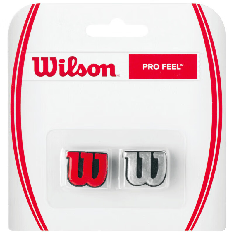 Wilson Classic Logo Tennis Racket Vibration Dampeners 2-Pack