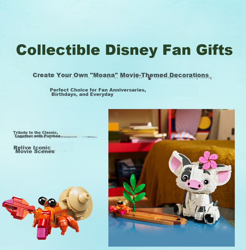 LEGO Disney 43292 Chubby Boy and Girl Building Blocks Children's Toy Birthday Gift 5
