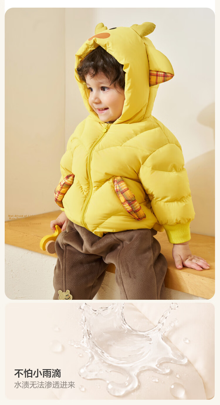 BALABALA Kids Down Jacket Boys Girls Winter 2025 New Thickened Puff Down Coat Baby Warm Clothes 13