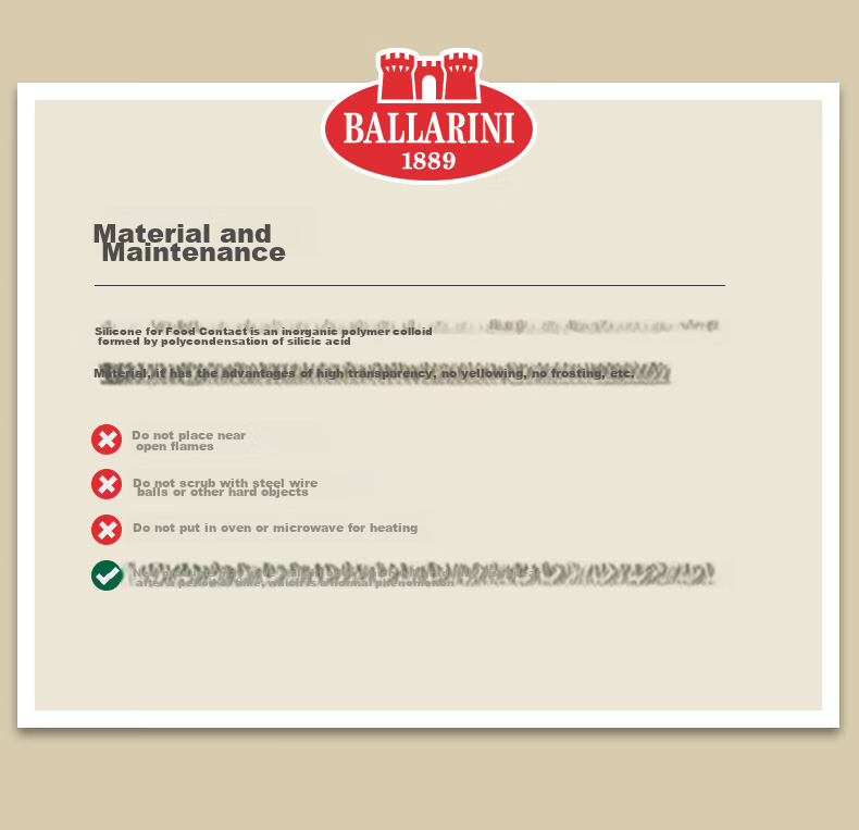 BALLARINI High-Temperature Resistant Food-Grade Silicone Oil Brush for Kitchen Non-Stick Pan Pancake and BBQ Grill Brush 11