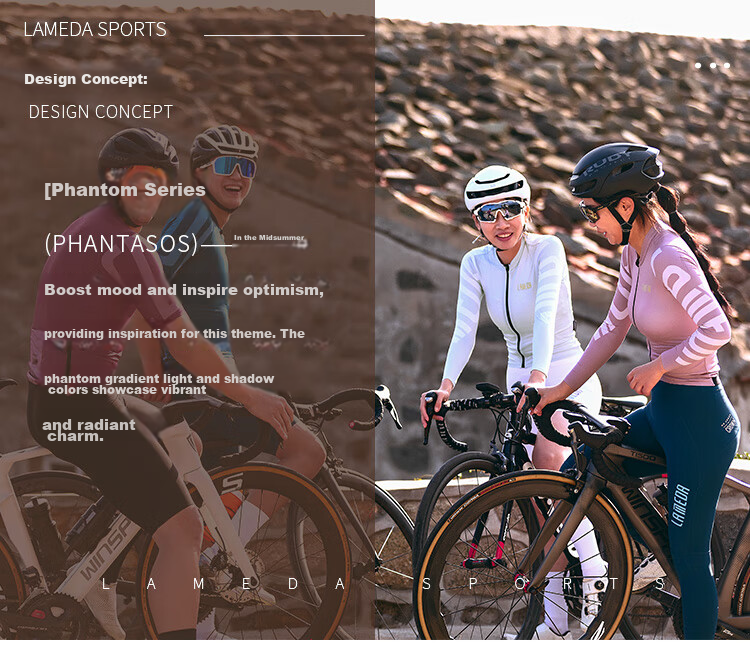 LAMEDA Women's Long Sleeve Cycling Jersey Spring Summer UV Protection Breathable Quick-Dry Mountain Road Bike Shirt Elegant Lilac Purple L 1