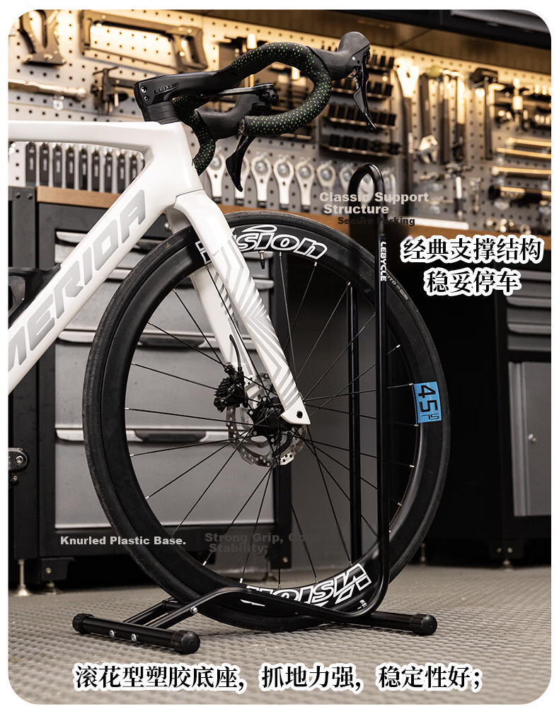 LEBYCLE Mountain Bike Rack, Parking Stand, Hanging Rack, Indoor Vertical Display Stand, for Wide Tire Sizes 2.3-4.0 4