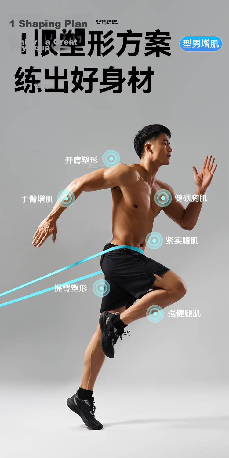 JD Original Camouflage Elastic Band, Fitness Pull-Up Assistance Band, Elastic Rope, Single Bar Training, Track And Field Resistance Band 6