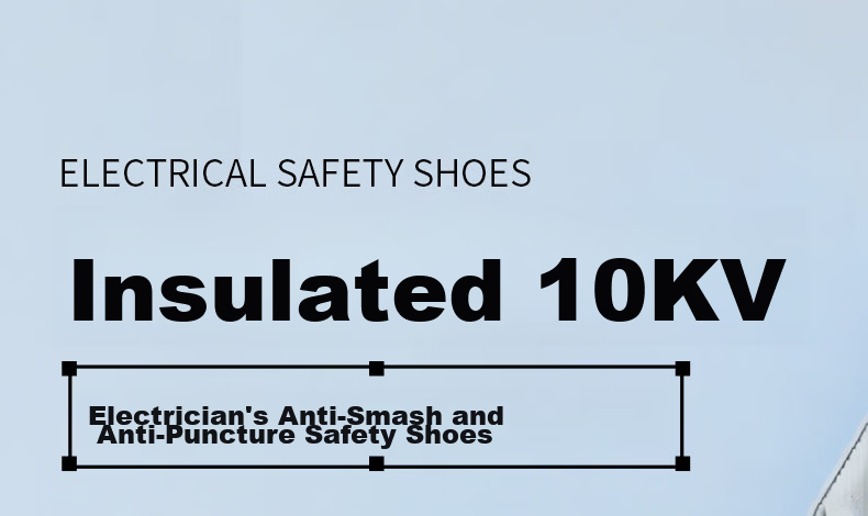 Jingtu Insulated Safety Shoes for Men, Summer Breathable Anti-Smashing Anti-Puncture Electrician Power Grid Work Shoes 0216KV-J Size 39 1