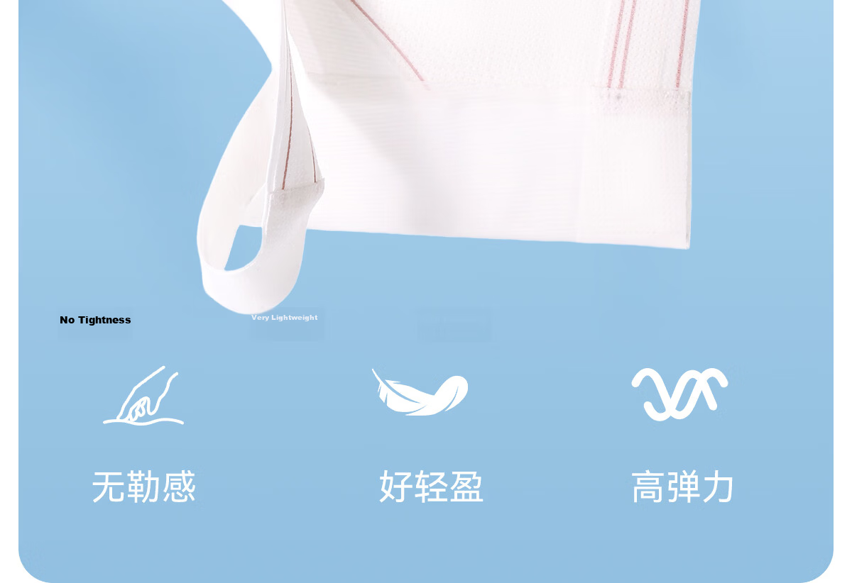 Tingmei Teenage Girls Development Period High School Student Sports Shockproof Bra Fixed Cup Seamless Vest Blue 2XL 16