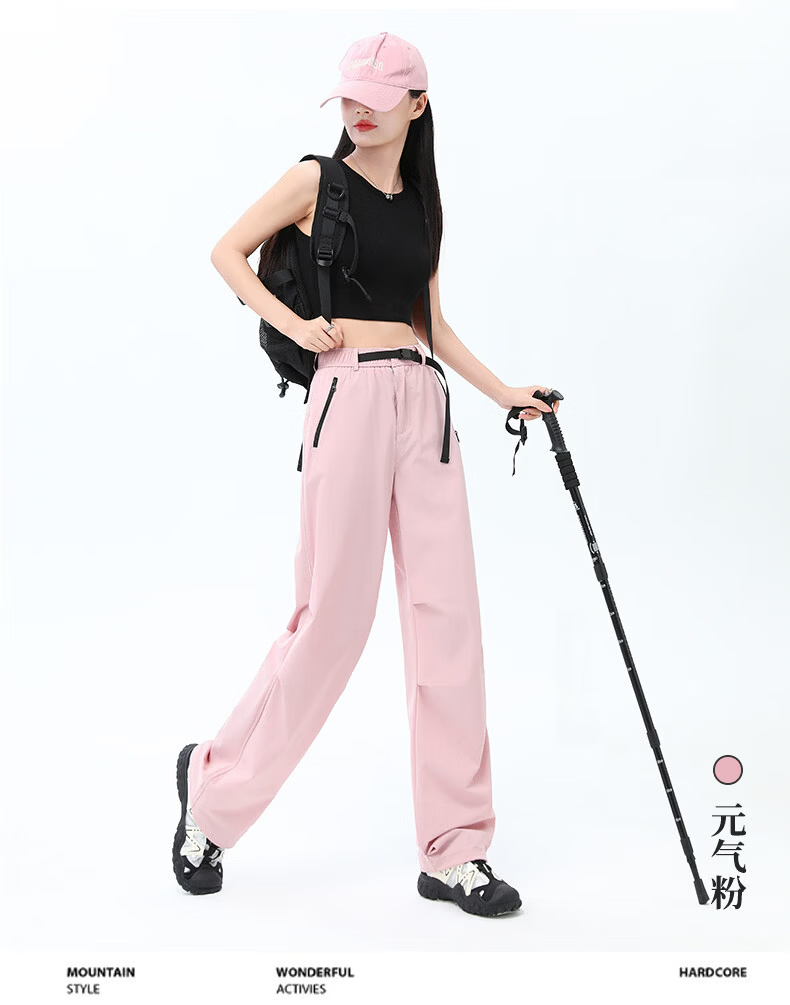 Xueqiman Lightweight Work Pants 2026 Spring Summer Thin Outdoor Windproof Waterproof Mountaineering Paratrooper Pants 17