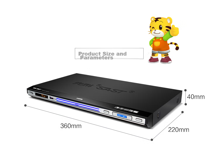 SAST PDVD-919A DVD Player, CD Player, Disc Player, VCDDVD Optical Drive Player, USB Music Player 8