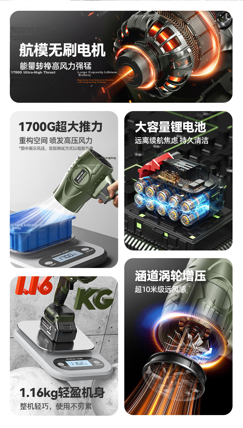 Deyun High-Power Turbo Fan High-Speed Blower Industrial Dust Removal Strong Wind Blower 3