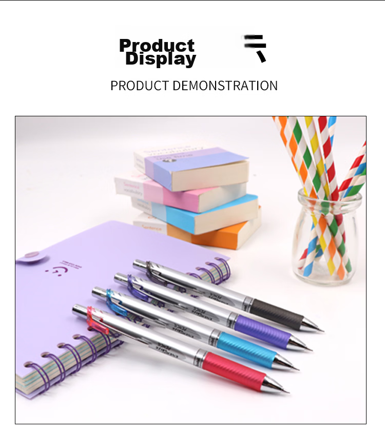 Pentel PL75 Mechanical Pencil, 0.5mm Lead, Durable, for Students' Drawing And Exams, with Eraser at The End, Red, Single Pack 2