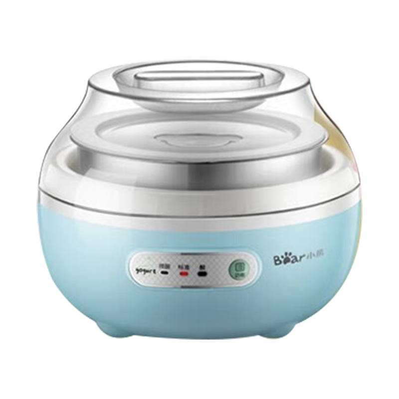 Bear Yogurt Maker Home Fully Automatic Microcomputer Timer Stainless Steel Inner Pot Yogurt Fermentation Starter [Three-Level Acidity + 304 Inner Pot] SNJ-C10H1